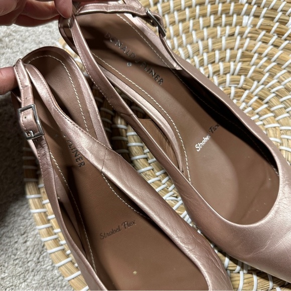 Donald J. Pliner Women’s Rimma Leather Slingback Heels Shoes in Blush Pink 11 - Picture 12 of 14